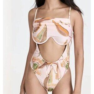 Andrea Iyamah sz XS Swimsuit Underwire One Piece Designer Resortwear Vacation